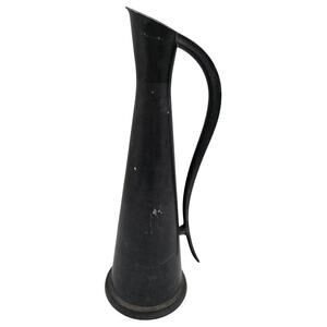 Vintage Pewter 9" Pitcher CRDO Hong Kong Decor Vase Early 1900's